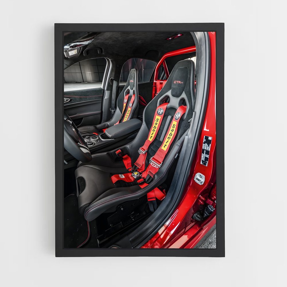 Poster Inside the Ferrari – affiche Alfa Romeo (vue 2)